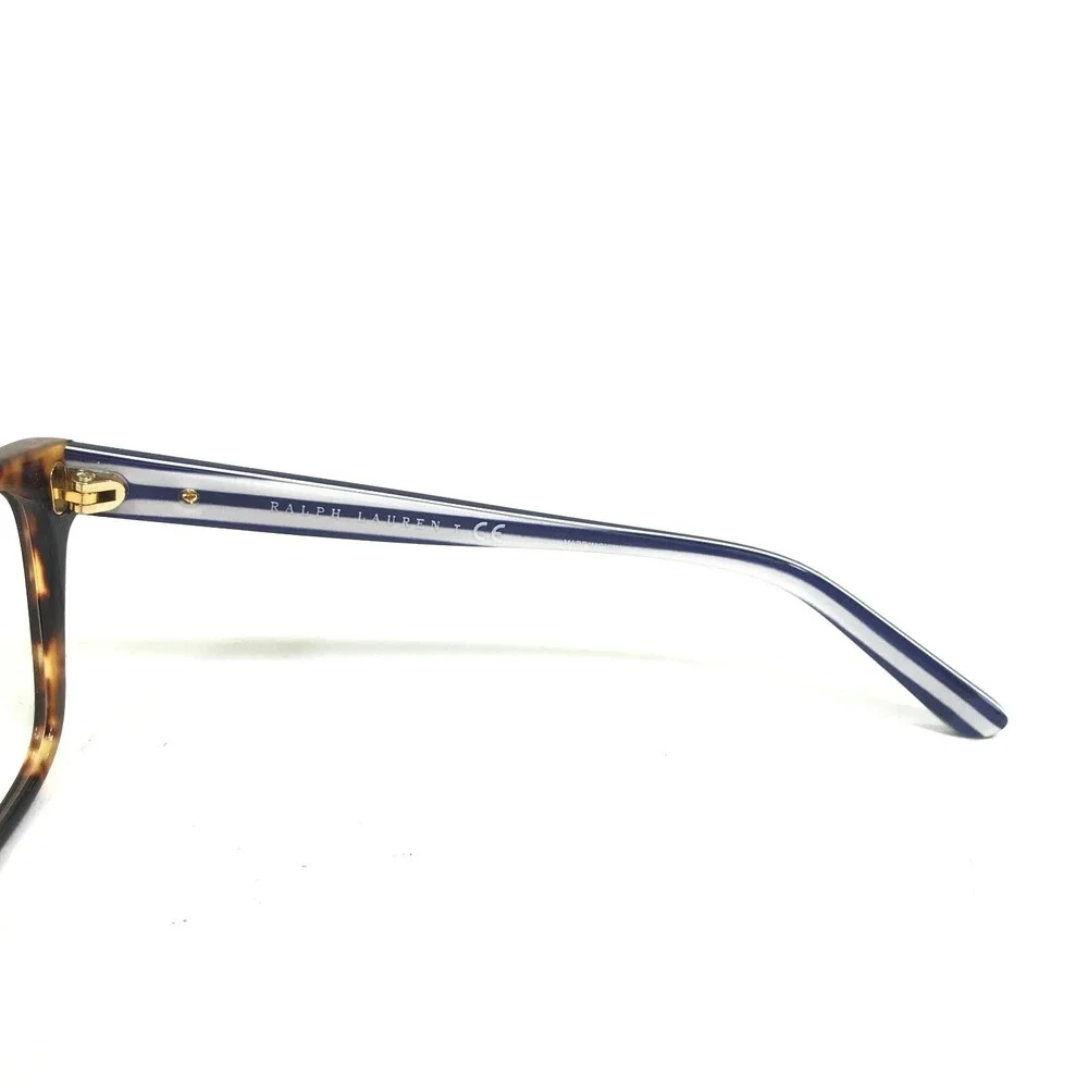 Ralph Lauren Eyeglasses Frames RL6120 5351 Blue White Brown Tortoise 52-16-140
